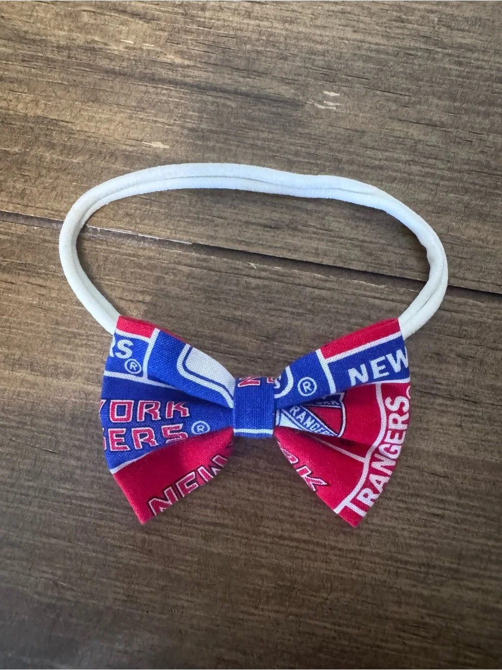 NY Rangers Hockey Baby Headband